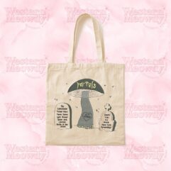 Portals Album – Mushroom Embroidered Tote