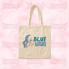 Blue Hair Tote