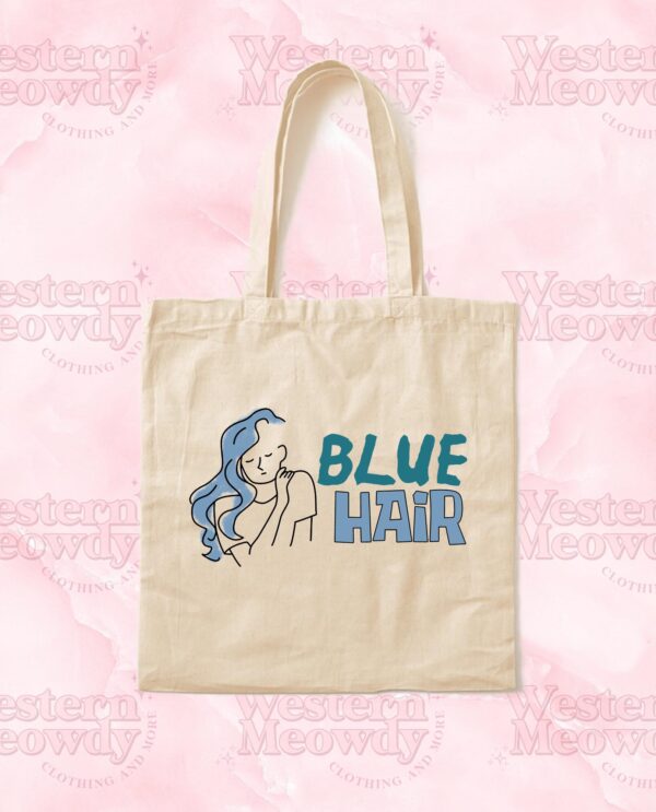 Blue Hair Tote