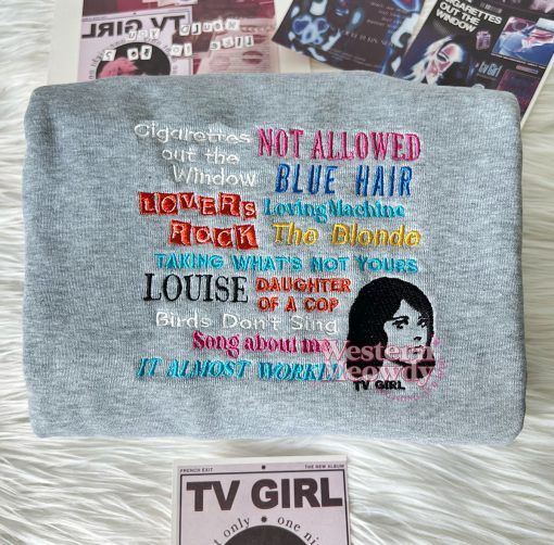 TV Girl Songs – Embroidered