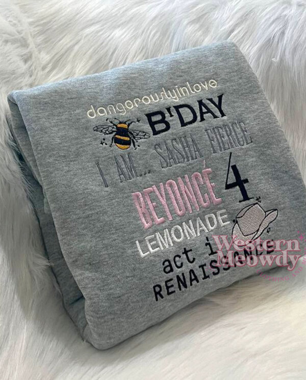 Beyoncé Albums – Embroidered