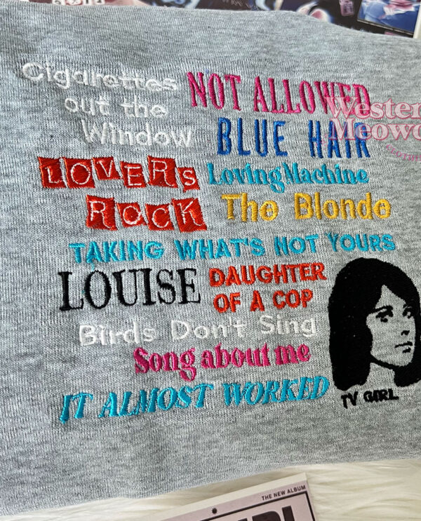 TV Girl Songs – Embroidered