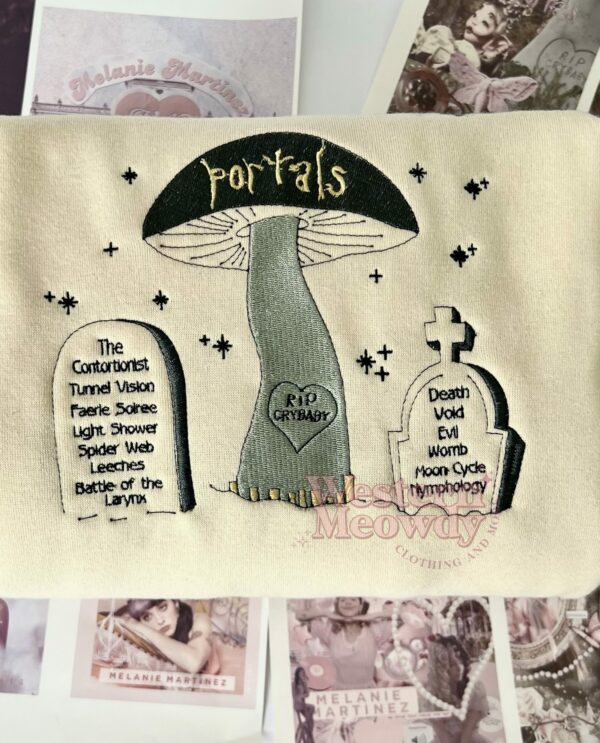 Portals Album – Mushroom Embroidered