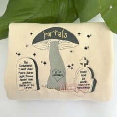 Portals Album – Mushroom Embroidered