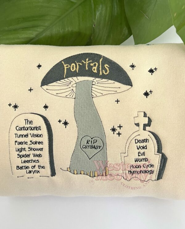 Portals Album – Mushroom Embroidered