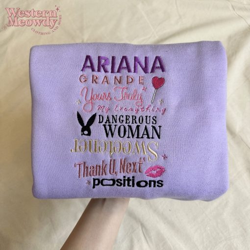 Ariana Grande Albums – Embroidered