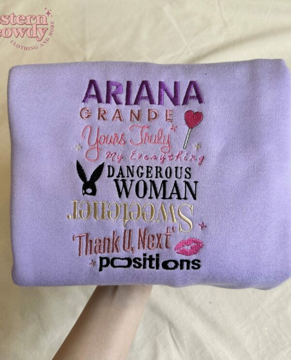 Ariana Grande Albums – Embroidered