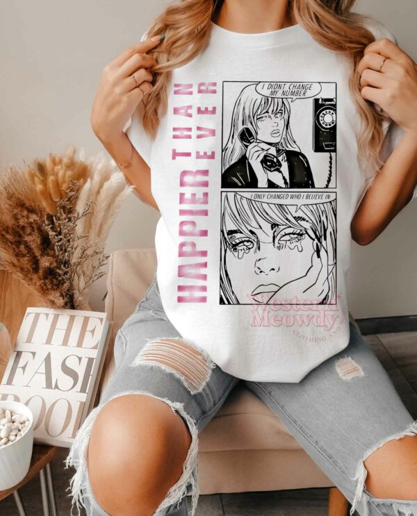 Billie Eilish Happier Than Ever Hotline Shirt Billie Eilish Happier Than Ever Hotline Shirt