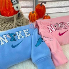 Stitch And Angel Couple Sweatshirt