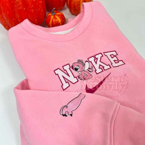 Stitch And Angel Couple Sweatshirt