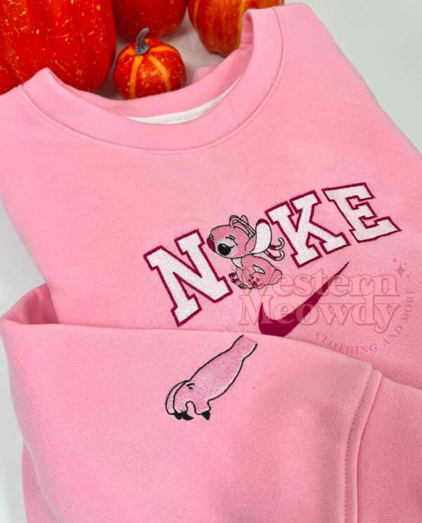 Stitch And Angel Couple Sweatshirt