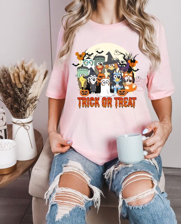 Bluey Family Trick Or Treat Halloween – 2D