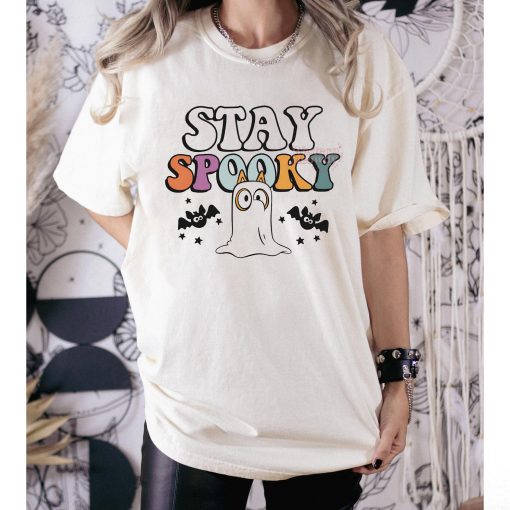 Stay Spooky Cute Ghost Halloween – 2D
