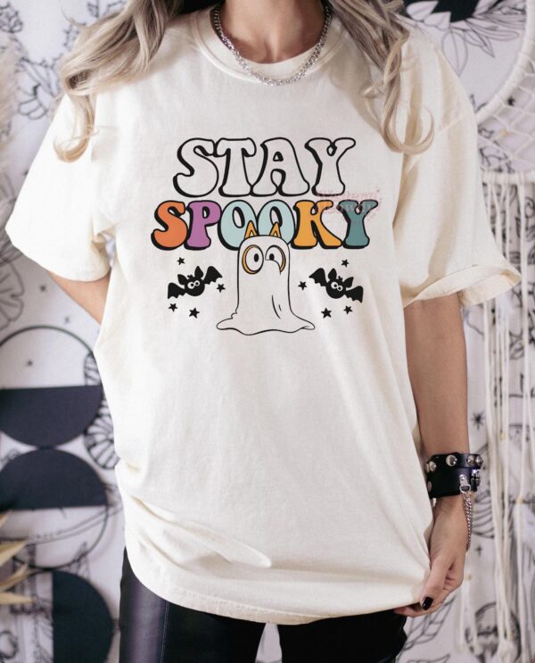 Stay Spooky Cute Ghost Halloween – 2D