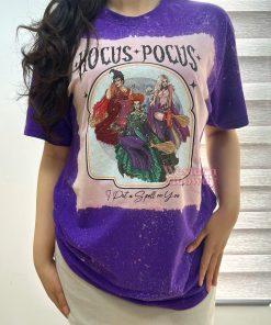 Hocus Pocus Halloween Witchers – Bleached T-Shirt