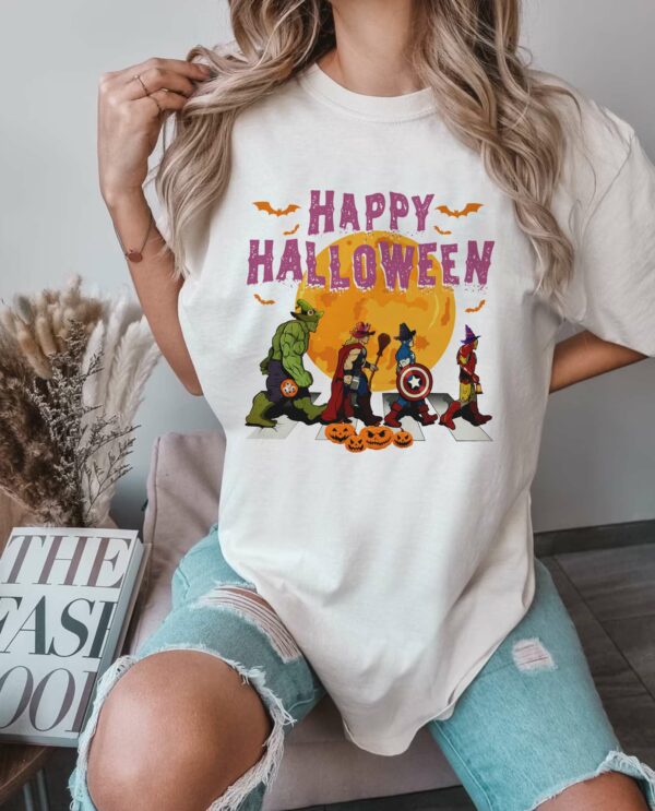 The Marvel Characters Halloween T-shirt