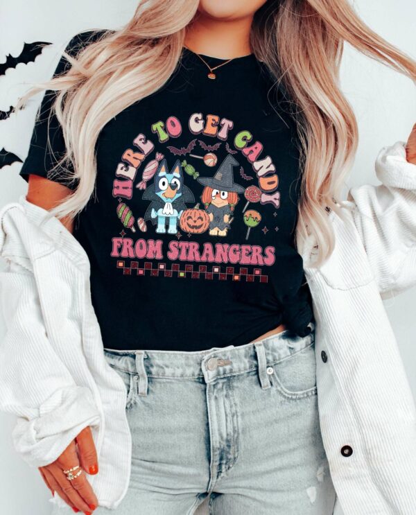 Bluey Here To Get Candy Halloween