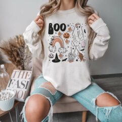 Boo Vintage – Halloween Shirt