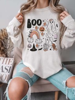 Boo Vintage – Halloween Shirt