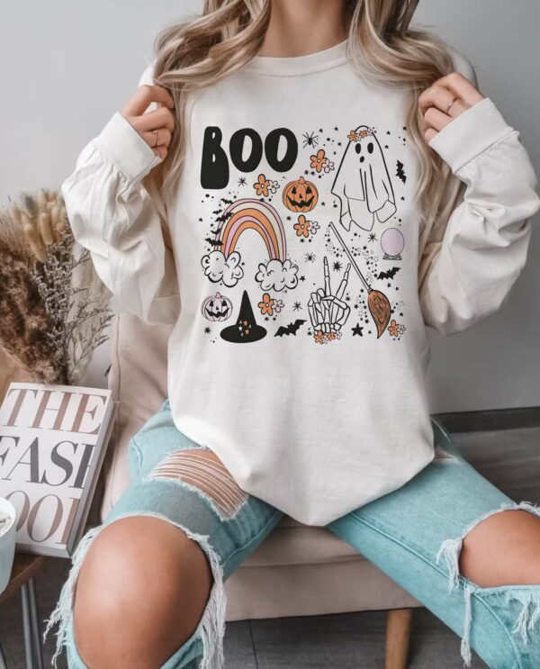 Boo Vintage – Halloween Shirt