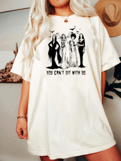 You can’t sit with us – Halloween Shirt
