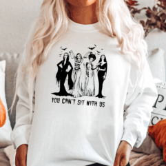 You can’t sit with us – Halloween Shirt
