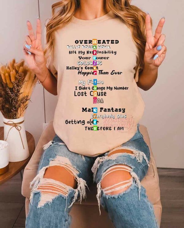 Billie Eilish Happier Than Ever Songs – 2D