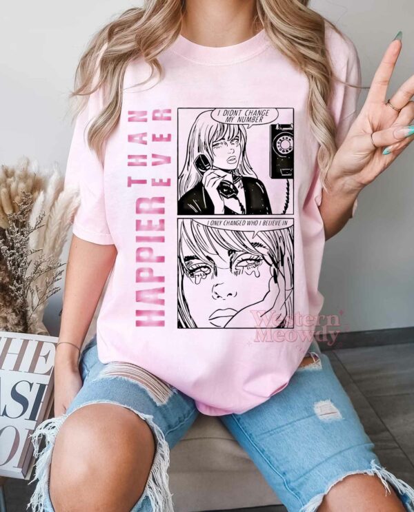 Billie Eilish Happier Than Ever Hotline Shirt