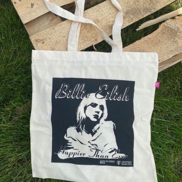Billie Eilish Happier Than Ever Songs Tote Bag Ver2 – 2D