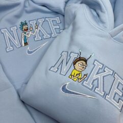 Rick and Morty Couple Hoodies Crewneck Sweatshirts