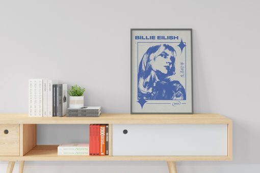 Billie Eilish Happier Vintage Aesthetic Poster