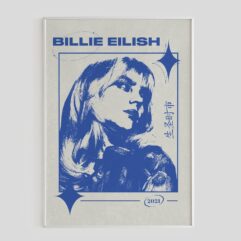 Billie Eilish Happier Vintage Aesthetic Poster Billie Eilish Happier Vintage Aesthetic Poster