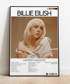 Billie Eilish Happier Than Ever Poster