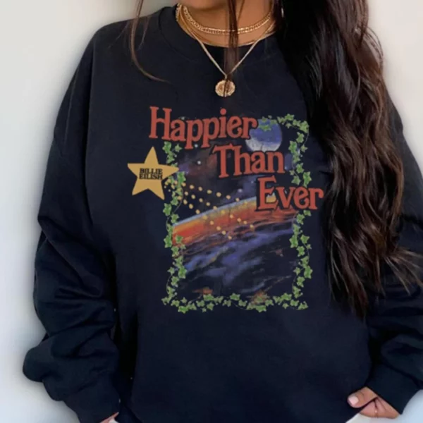 Billie Eilish Happier Than Ever Album – 2D