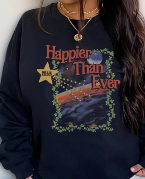 Billie Eilish Happier Than Ever Album – 2D