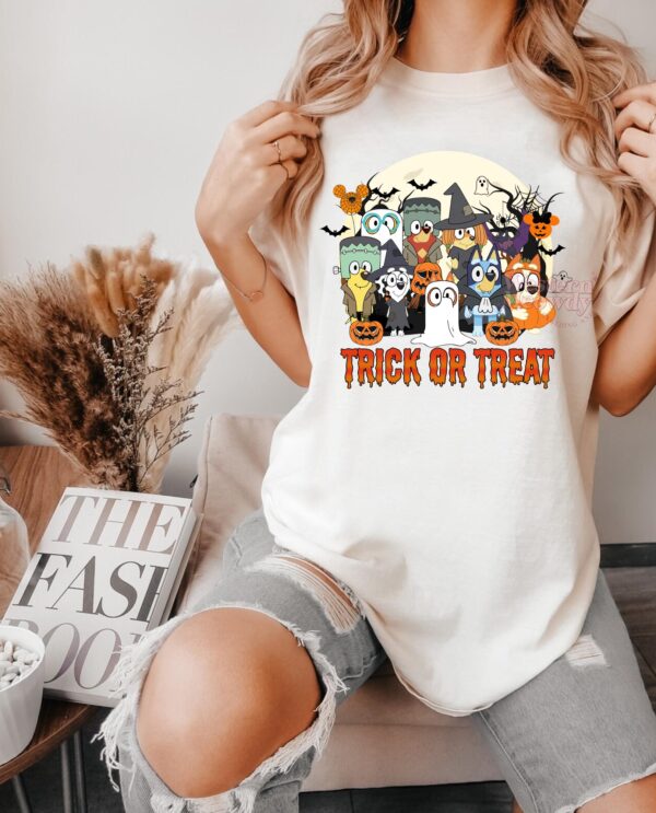 Bluey Family Trick Or Treat Halloween – 2D