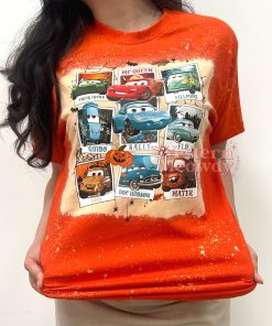 Disney Pixar Cars 3 Lightning Halloween – Bleached T-Shirt
