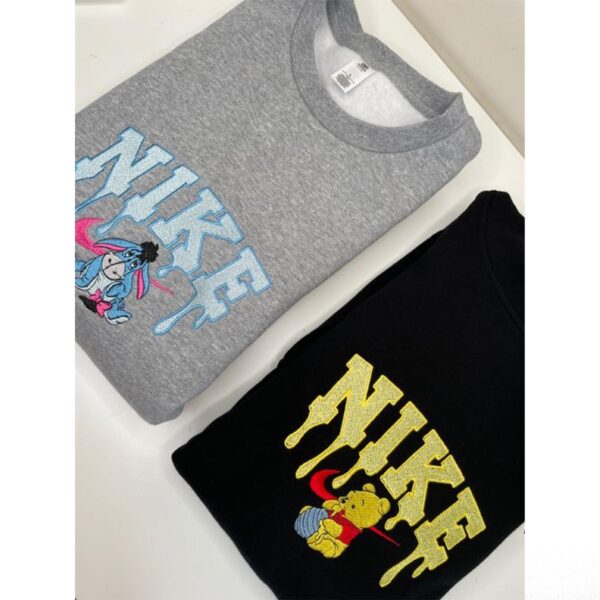 Winnie the Pooh And Eeyore Embroidered Sweatshirt