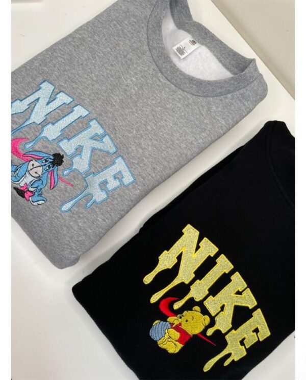 Winnie the Pooh And Eeyore Embroidered Sweatshirt