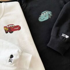 McQueen Mater Sally Cars Couple V4 Sweatshirt