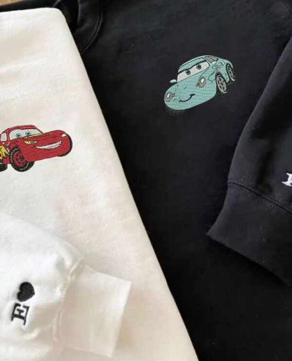 McQueen Mater Sally Cars Couple V4 Sweatshirt