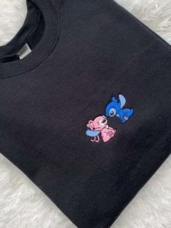 Stitch And Angel Couple Sweatshirt ver5