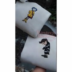 Coraline and Wybie Couple Halloween Sweatshirt