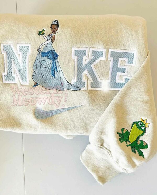 Tiana Princess And Frog Embroidered Sweatshirt