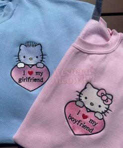 Hello Kitty and Boyfriend Ver7 Couple Sweatshirt