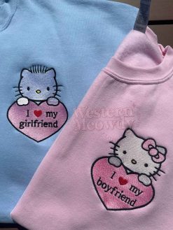 Hello Kitty and Boyfriend Ver7 Couple Sweatshirt