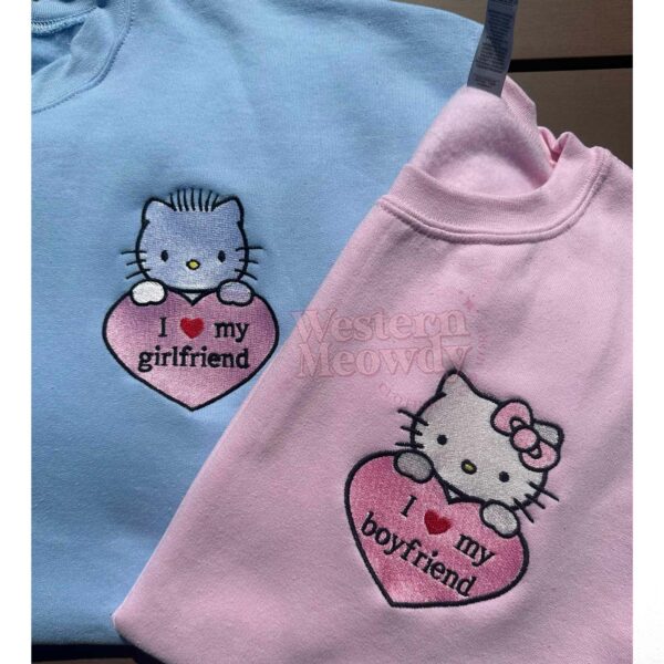 Hello Kitty and Boyfriend Ver7 Couple Sweatshirt