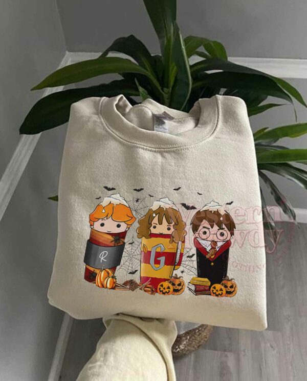 Harry Potter Hermione Ron Halloween Sweatshirt Harry Potter Hermione Ron Halloween Sweatshirt