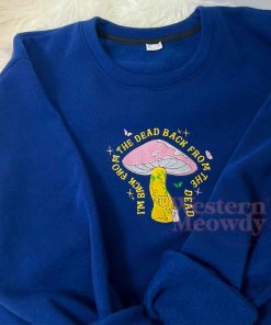 Death Mushroom Embroidered Sweatshirt