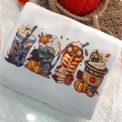 Hogwarts Coffee Cups Harry Potter Sweatshirt